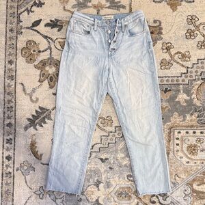 Madewell Light Wash Ankle Jeans